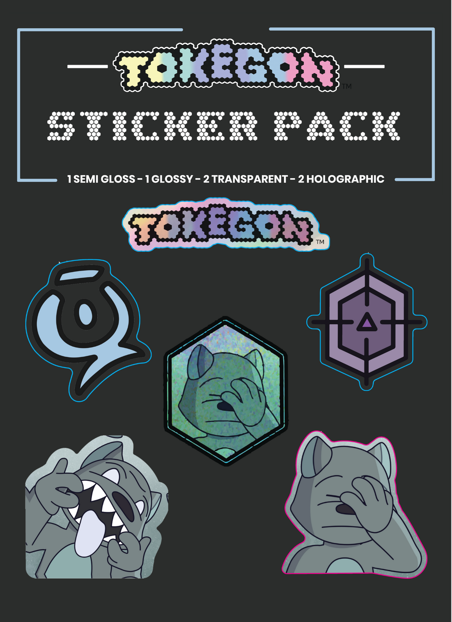 Hexacat Sticker Pack - Limited Edition
