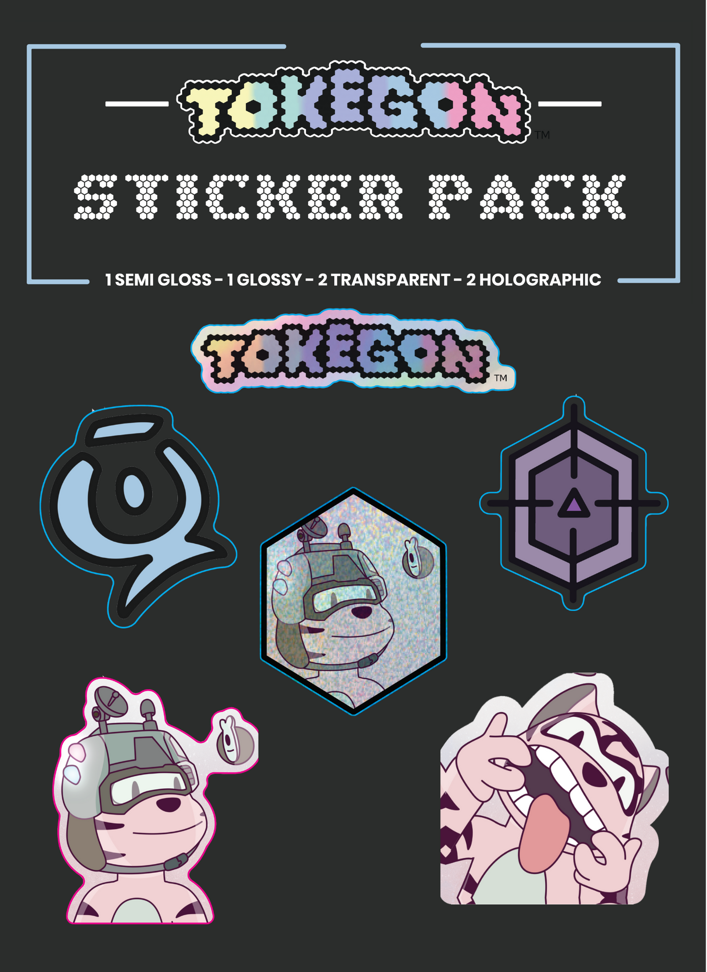 Hexacat Sticker Pack - Limited Edition