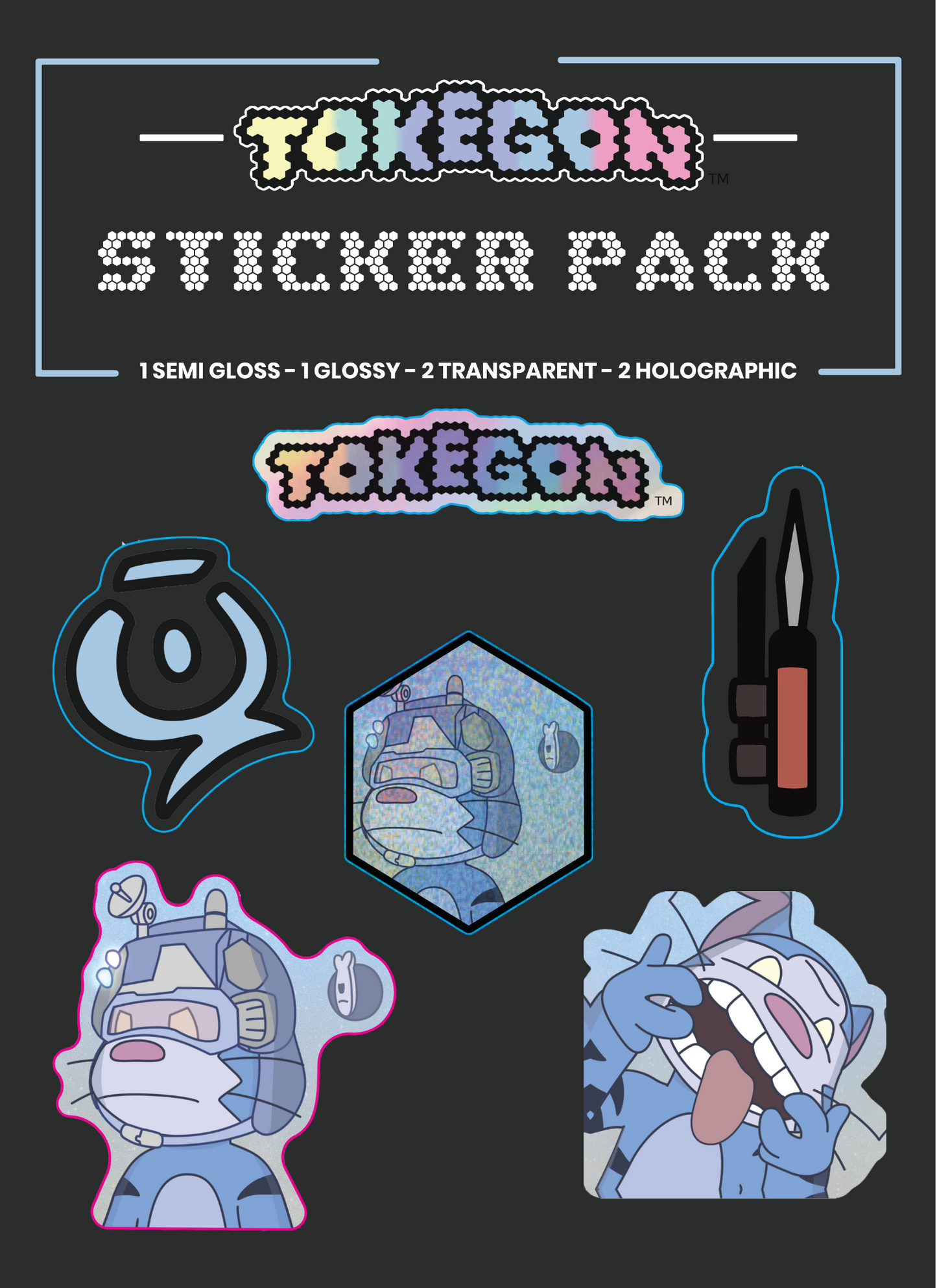 Hexacat Sticker Pack - Limited Edition