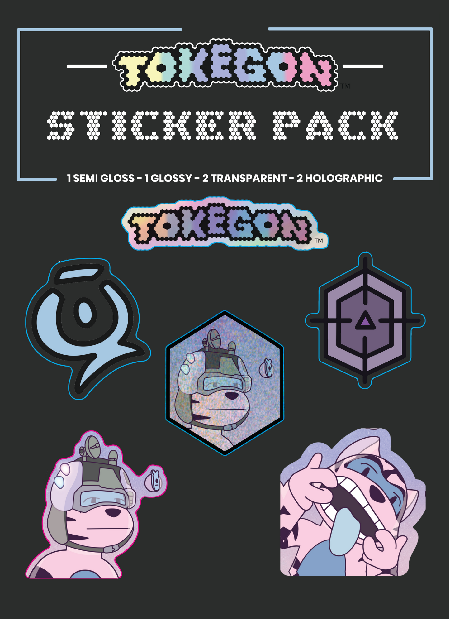 Hexacat Sticker Pack - Limited Edition