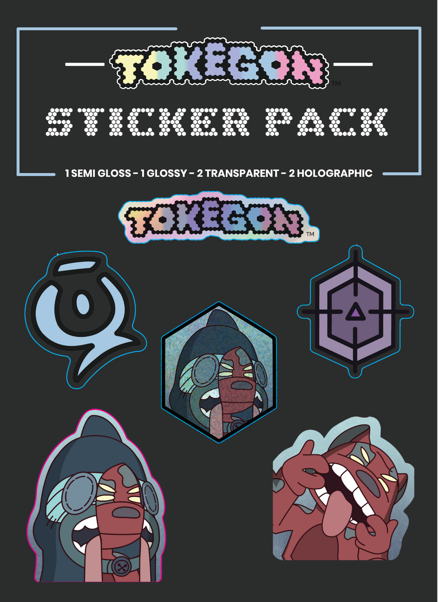 Hexacat Sticker Pack - Limited Edition