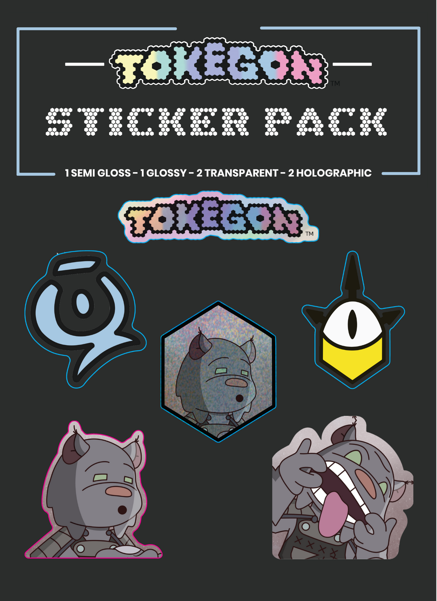 Hexacat Sticker Pack - Limited Edition