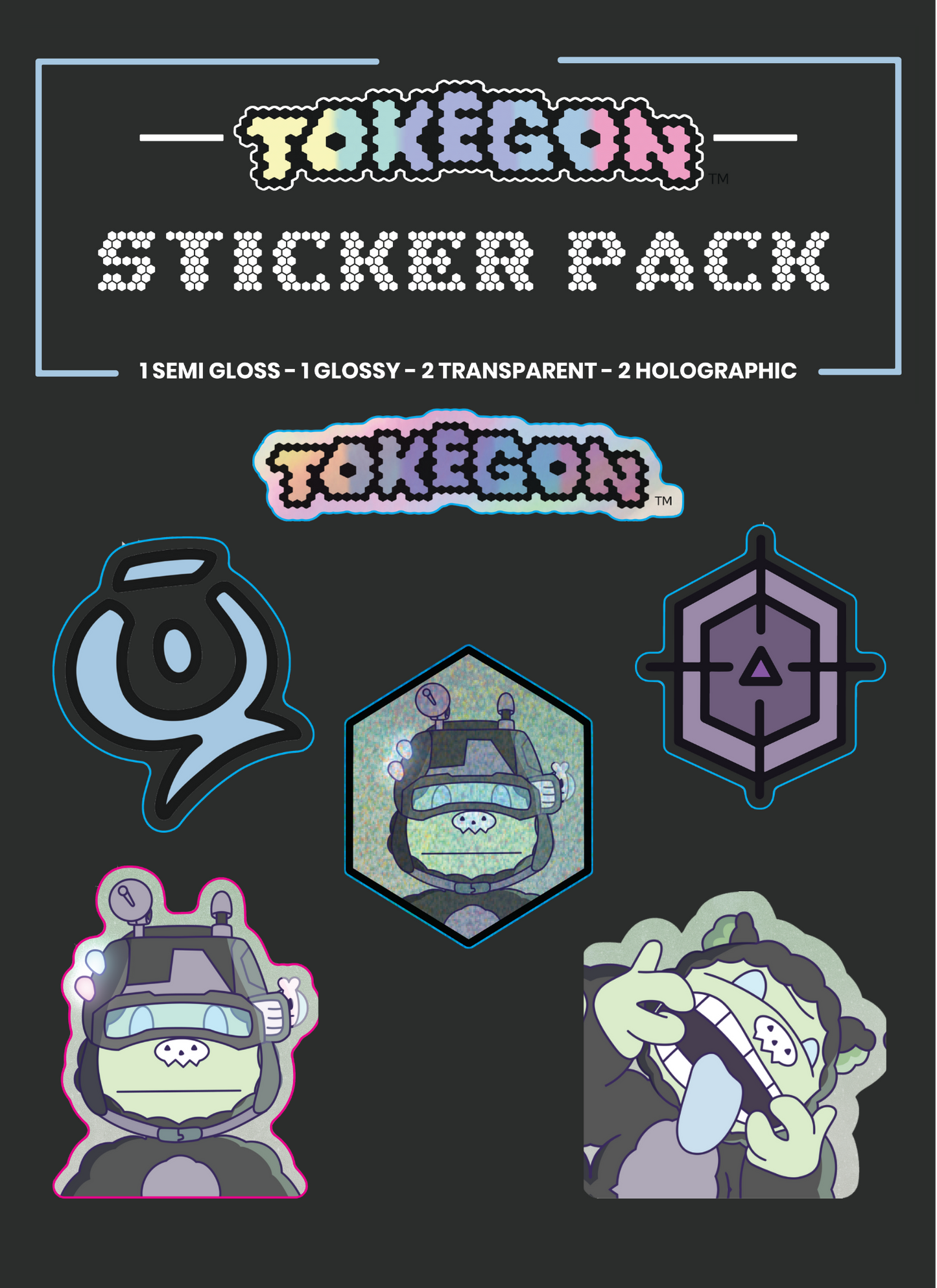 Hexacat Sticker Pack - Limited Edition