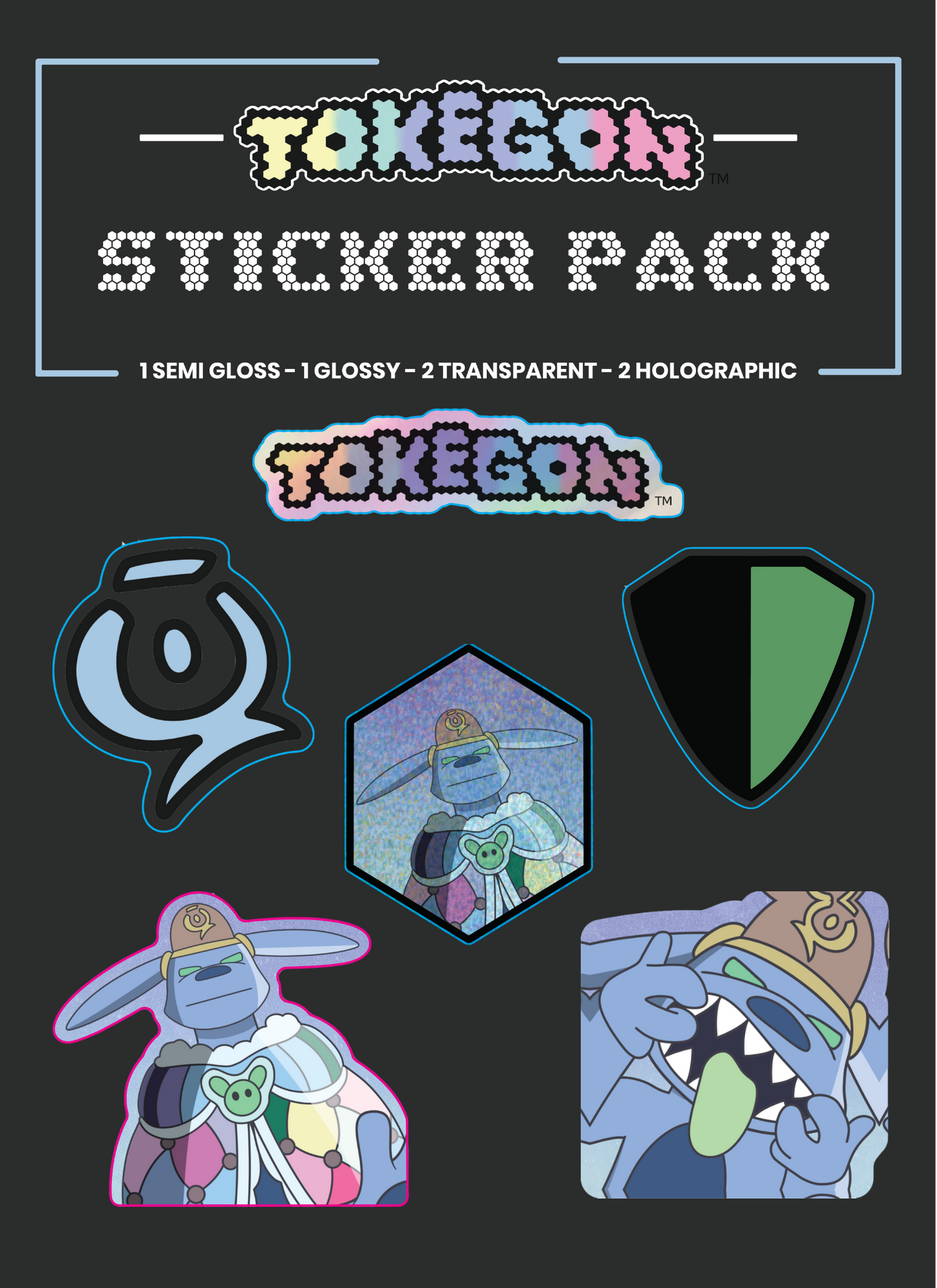 Hexacat Sticker Pack - Limited Edition
