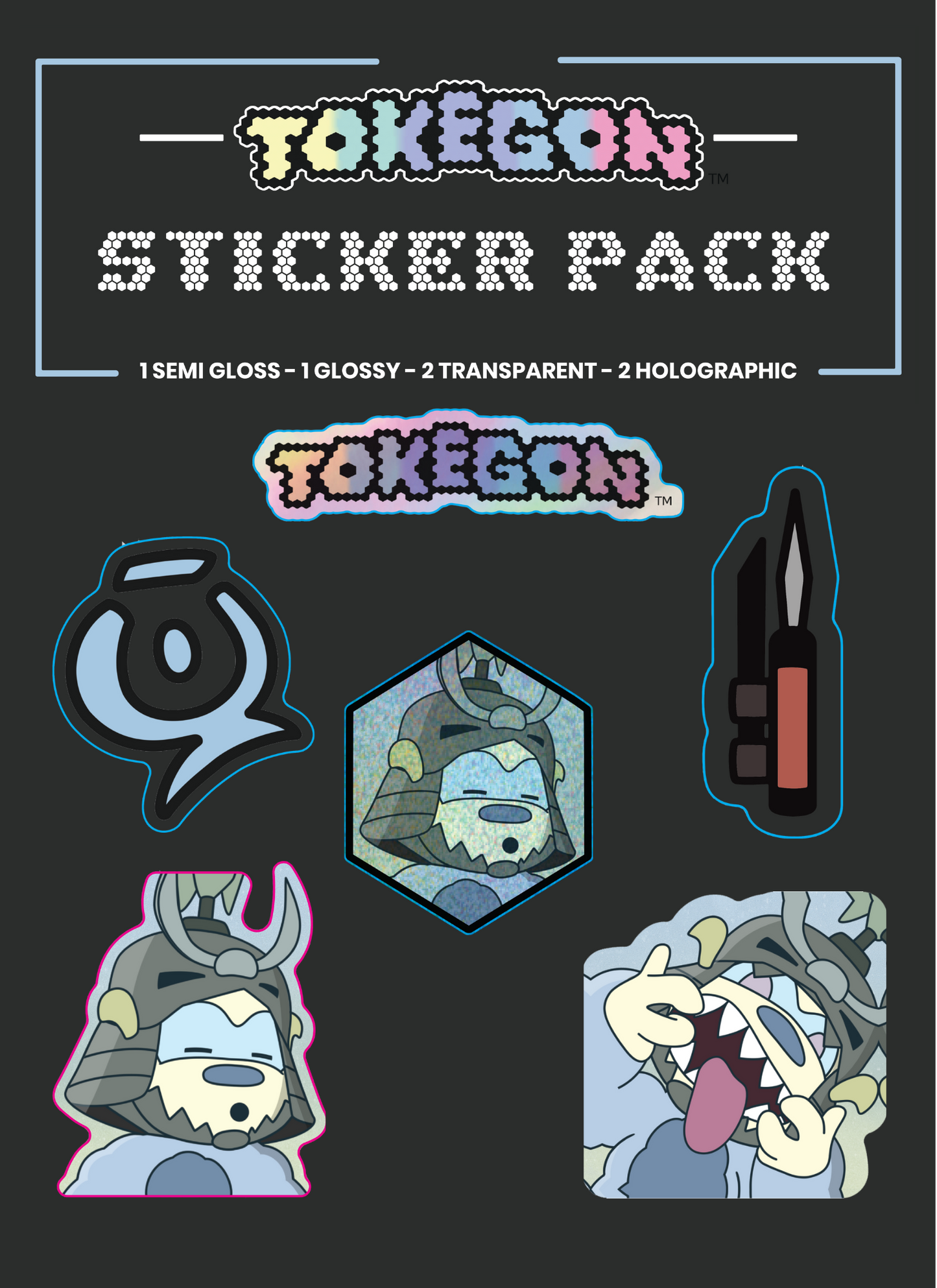 Hexacat Sticker Pack - Limited Edition