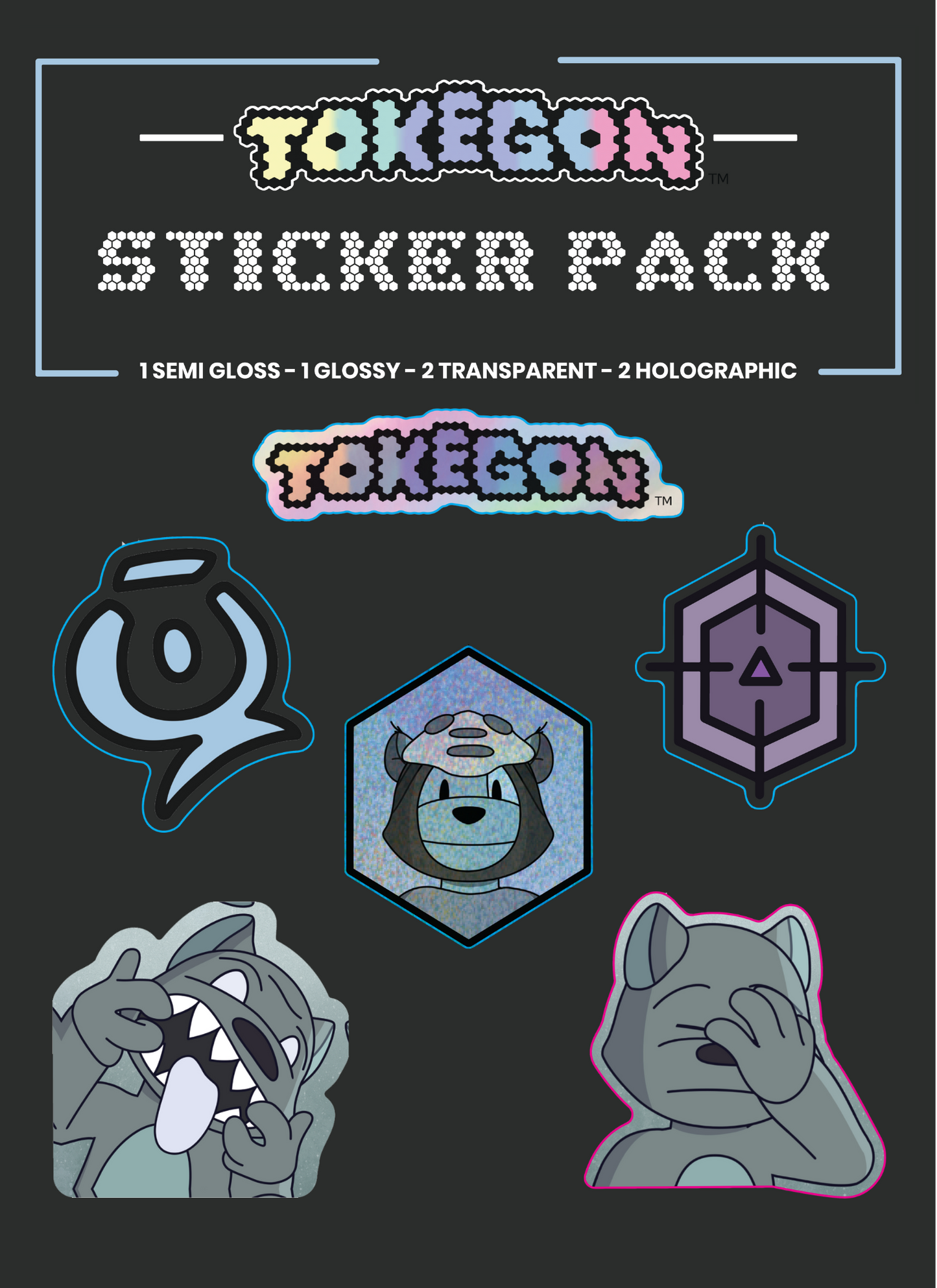 Hexacat Sticker Pack - Limited Edition