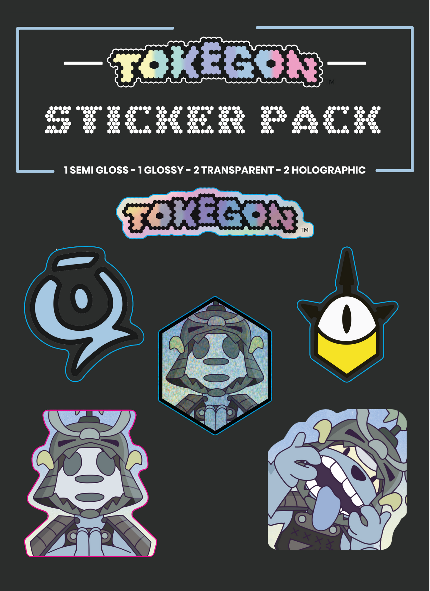 Hexacat Sticker Pack - Limited Edition