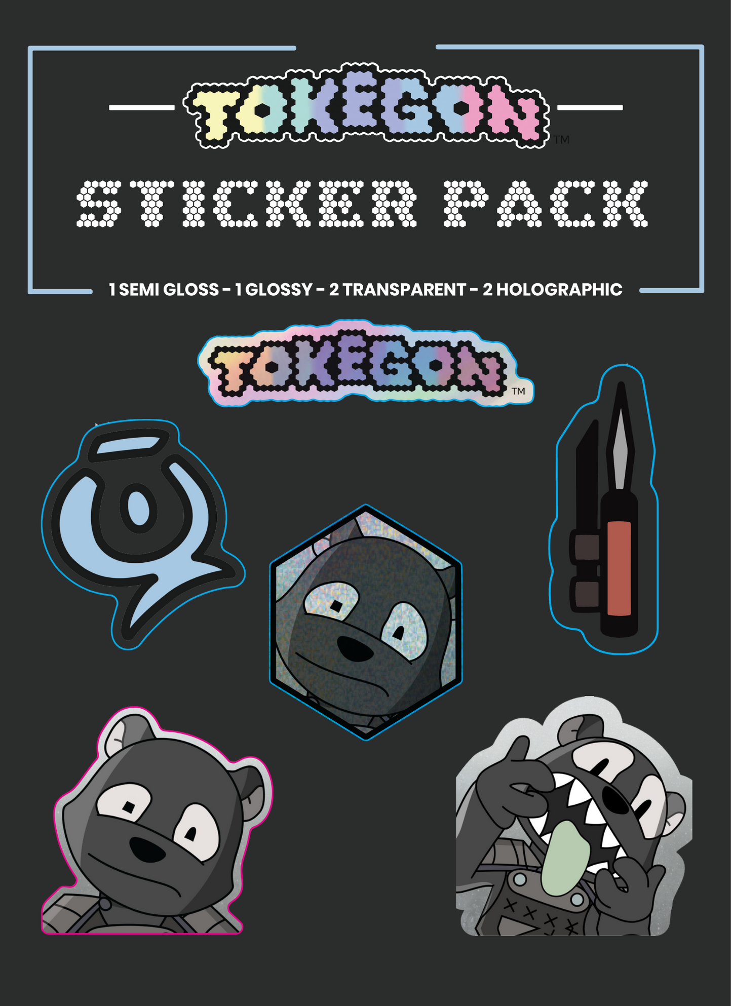 Hexacat Sticker Pack - Limited Edition