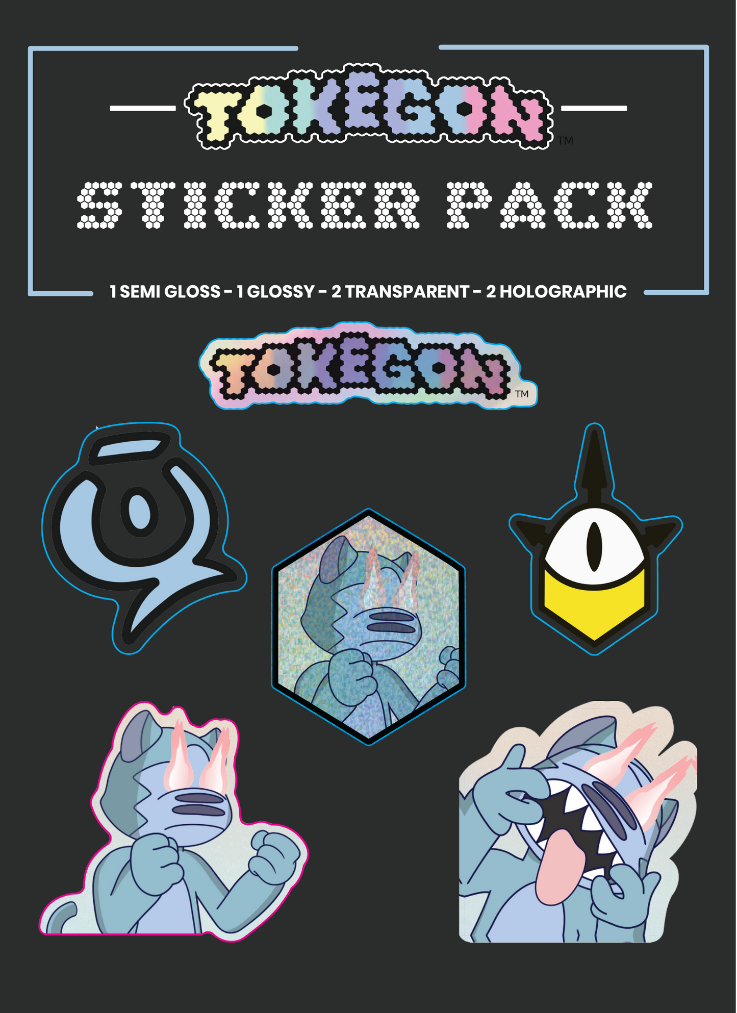 Hexacat Sticker Pack - Limited Edition