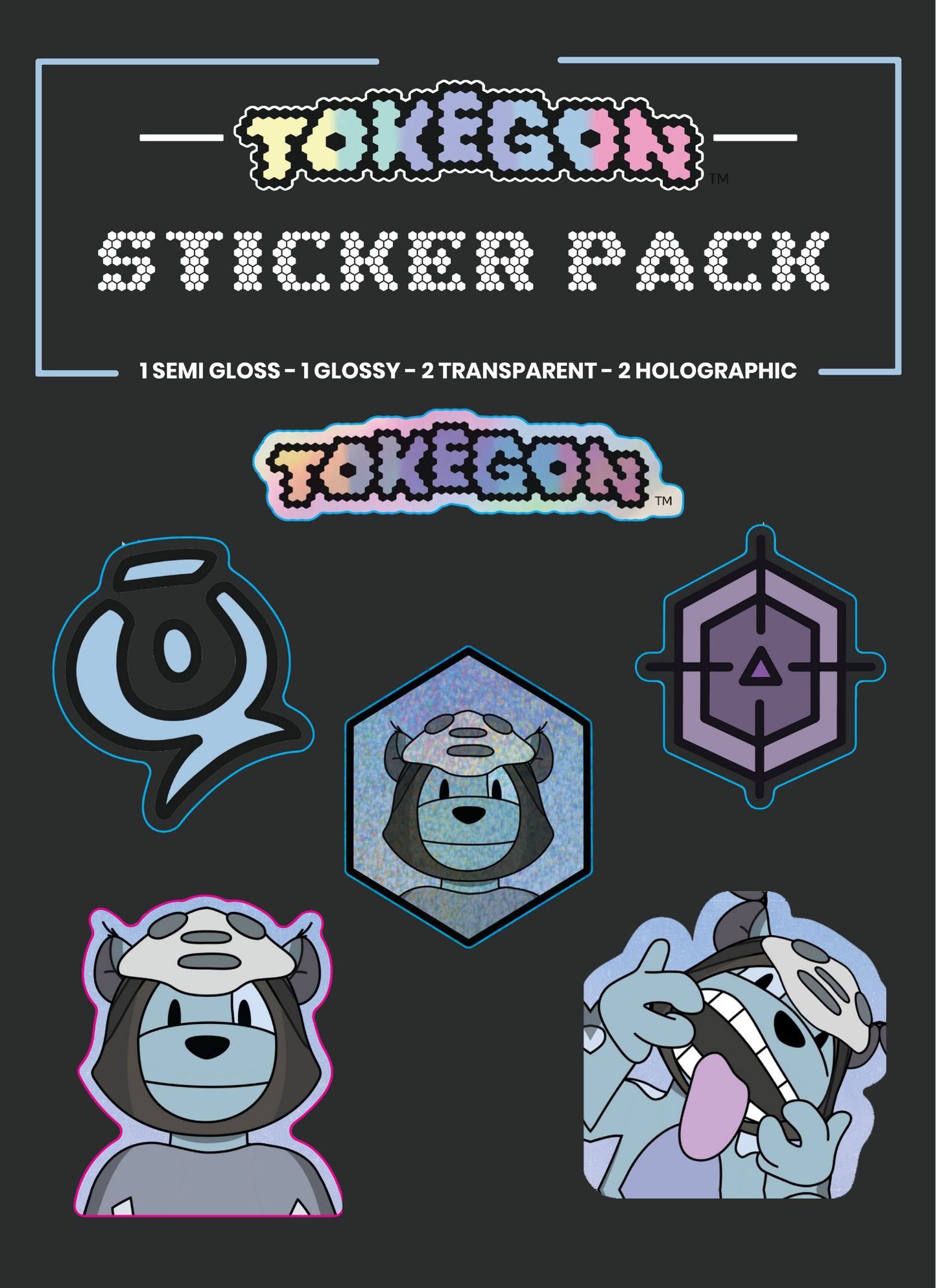 Hexacat Sticker Pack - Limited Edition