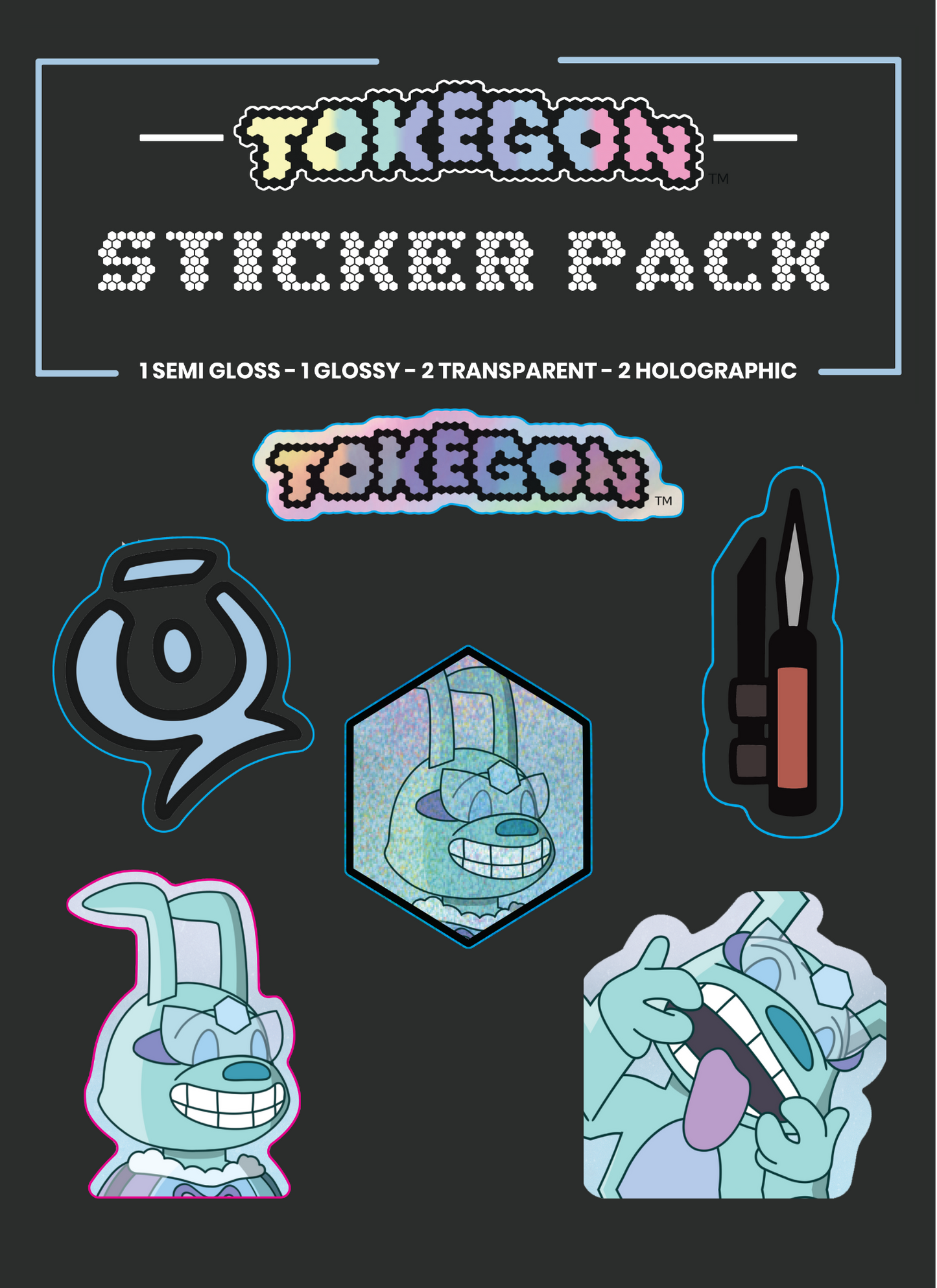 Hexacat Sticker Pack - Limited Edition