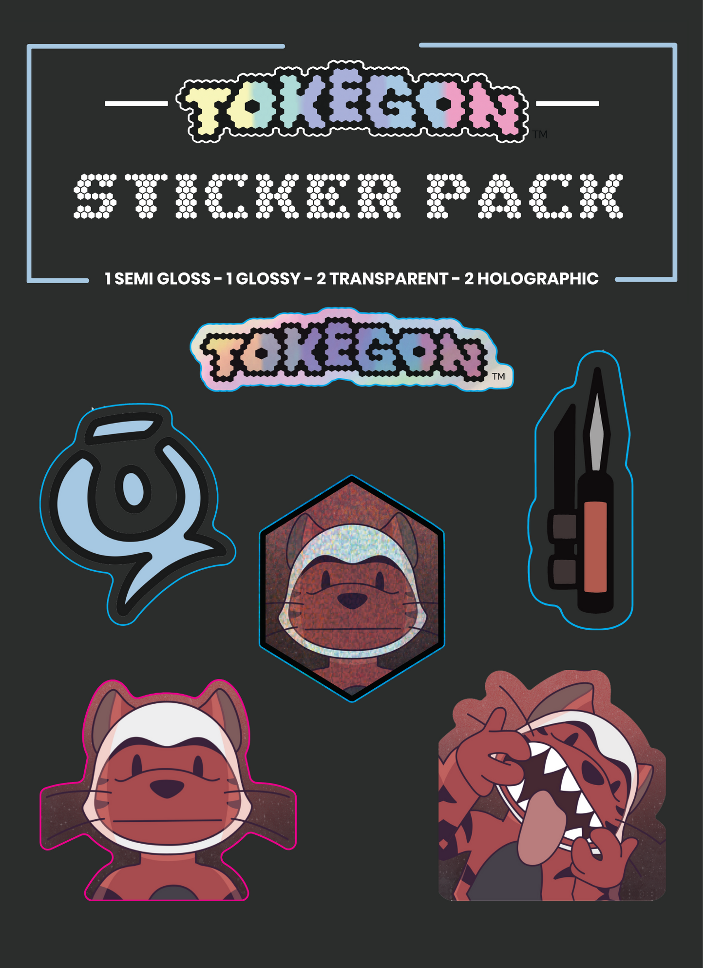 Hexacat Sticker Pack - Limited Edition
