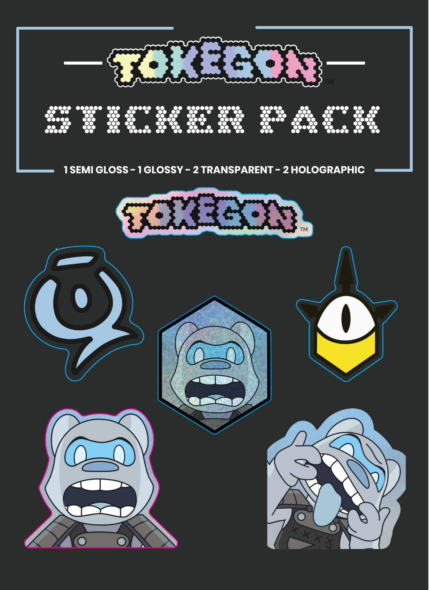 Hexacat Sticker Pack - Limited Edition