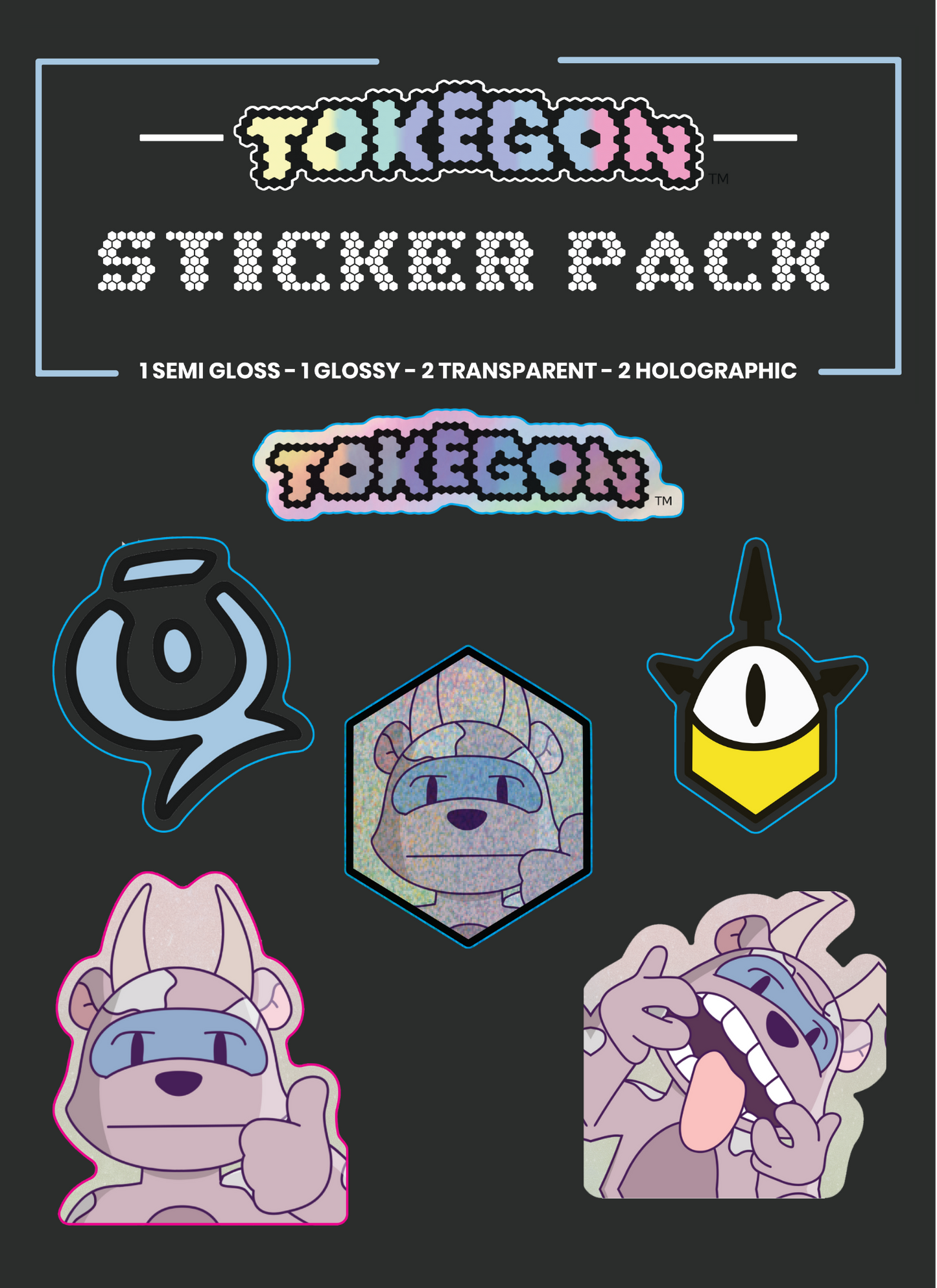Hexacat Sticker Pack - Limited Edition